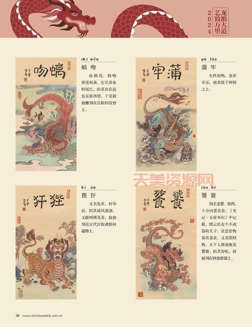 龙之九子的名字分别是什么？你肯定没听全过！