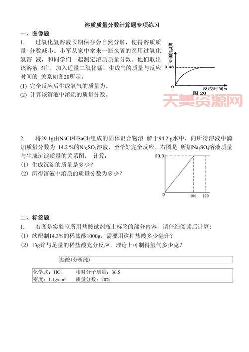 溶质的质量分数如何计算？这几个步骤简单易懂！