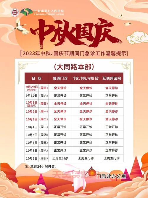 国庆节医院放假吗？提前了解避免假期跑空！
