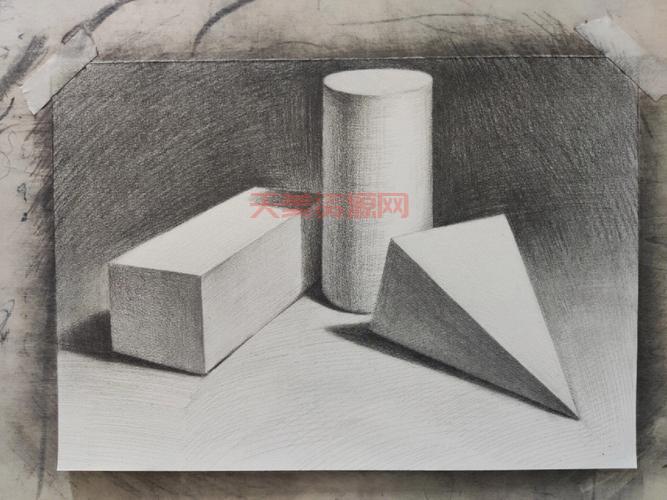 素描石膏几何体怎么画？入门教程一看就会！