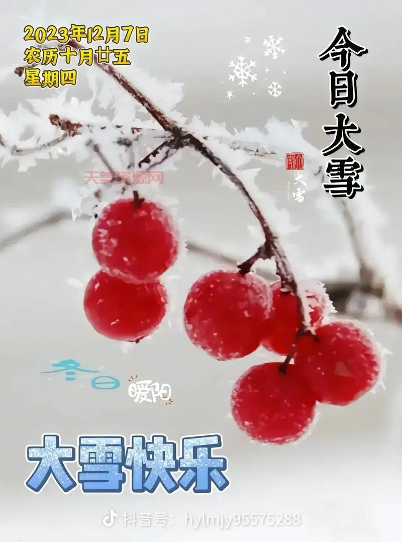 大雪节气是哪一天？提前了解做好防寒准备！
