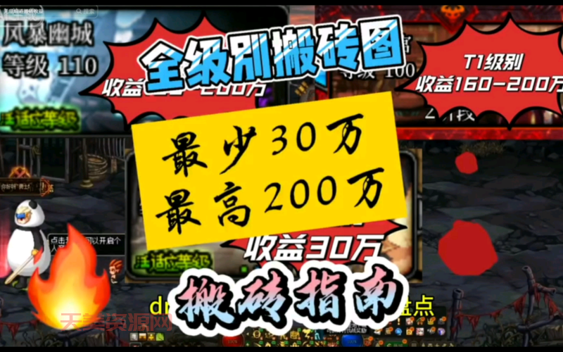 dnf怎么搬砖赚钱快？这几个地图爆率高收益大！