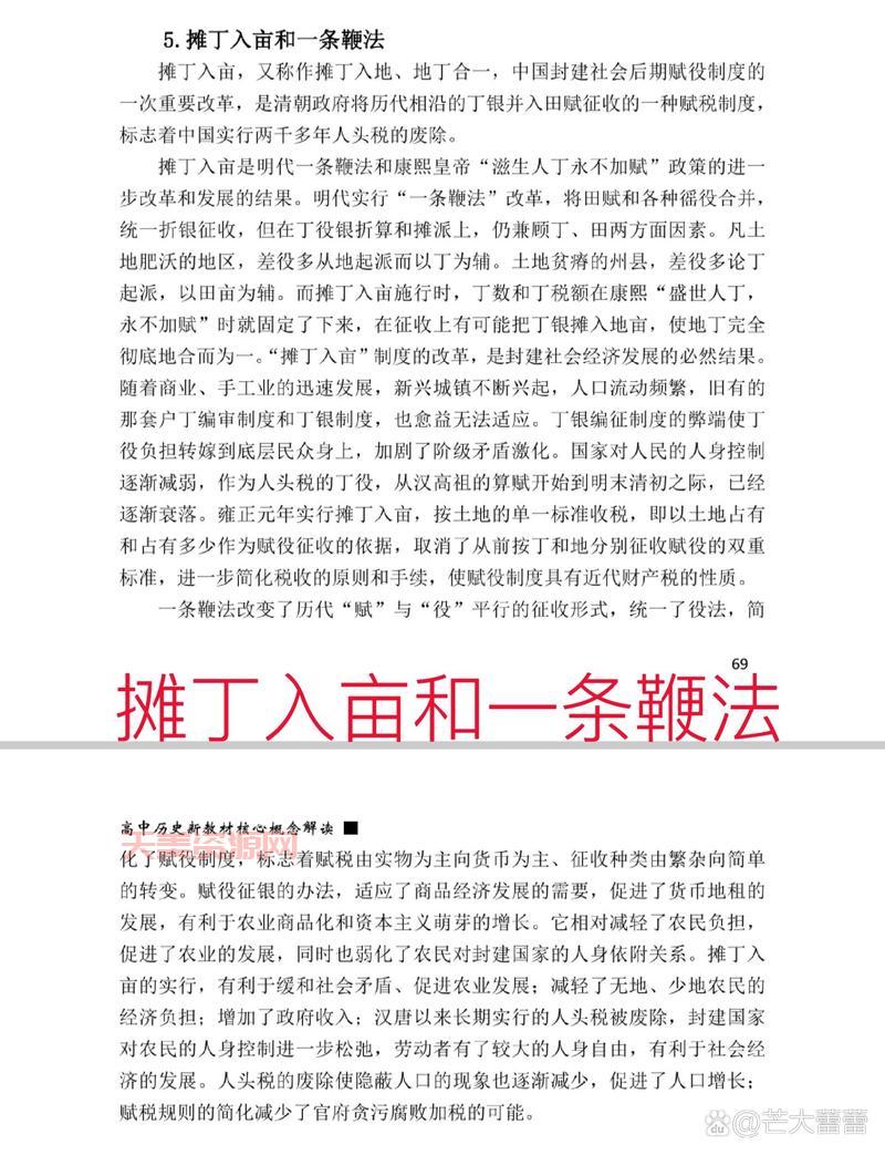 摊丁入亩具体是怎么操作的？3分钟了解明白!