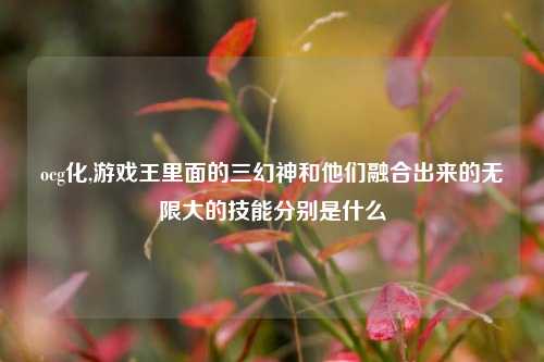 ocg化,游戏王里面的三幻神和他们融合出来的无限大的技能分别是什么