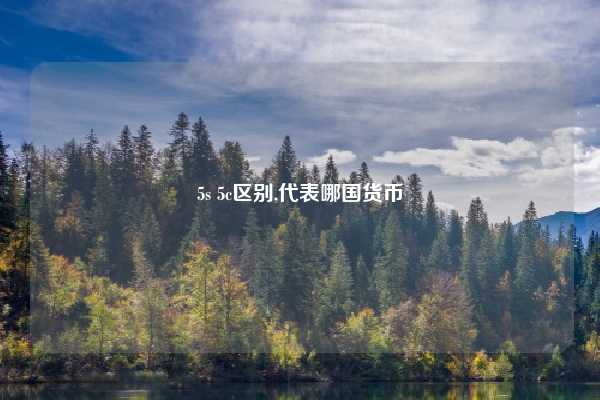 5s 5c区别,代表哪国货币