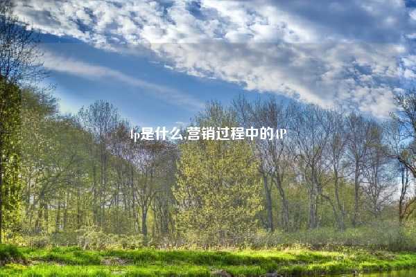 4p是什么,营销过程中的4P