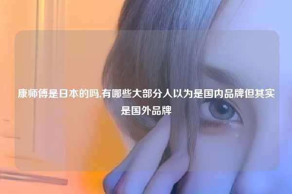 康师傅是日本的吗,有哪些大部分人以为是国内品牌但其实是国外品牌