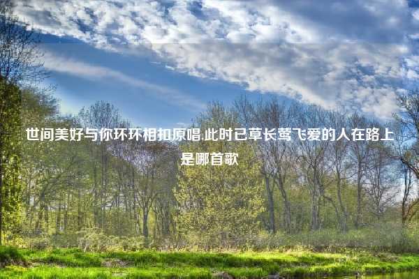 世间美好与你环环相扣原唱,此时已草长莺飞爱的人在路上是哪首歌