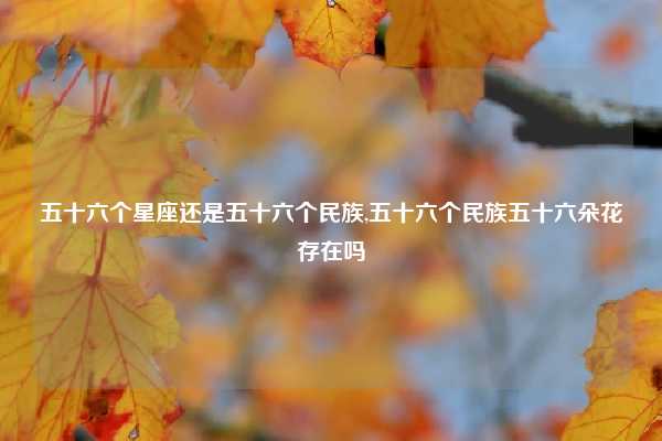 五十六个星座还是五十六个民族,五十六个民族五十六朵花存在吗