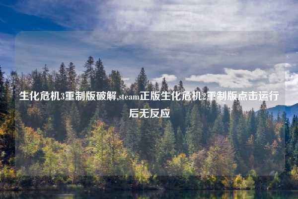 生化危机3重制版破解,steam正版生化危机2重制版点击运行后无反应