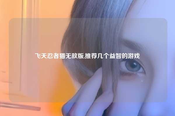 飞天忍者猫无敌版,推荐几个益智的游戏