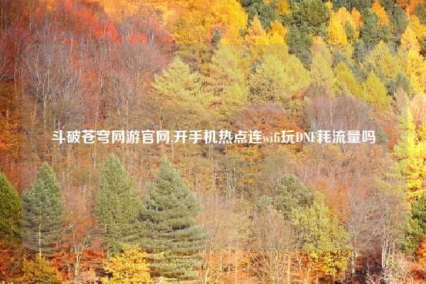 斗破苍穹网游官网,开手机热点连wifi玩DNF耗流量吗