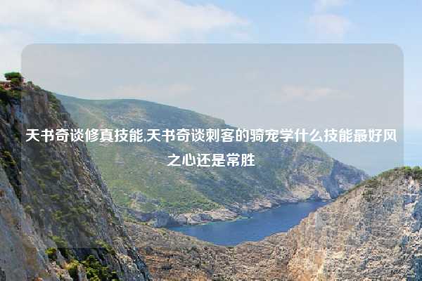 天书奇谈修真技能,天书奇谈刺客的骑宠学什么技能最好风之心还是常胜