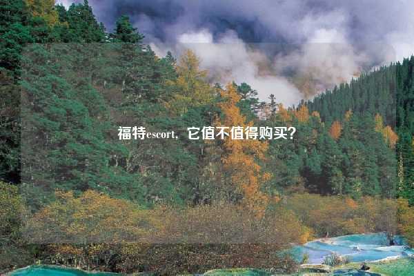 福特escort,  它值不值得购买？