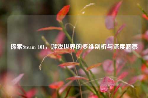 探索Steam 101，游戏世界的多维剖析与深度洞察