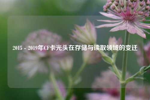 2015 - 2019年CF卡光头在存储与读取领域的变迁