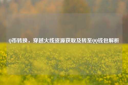 Q币转换,穿越火线资源获取及转至 钱包解析
