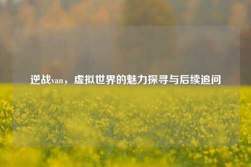 逆战van,虚拟世界的魅力探寻与后续追问